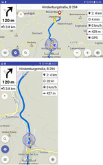 Navigation mit der Kurviger App